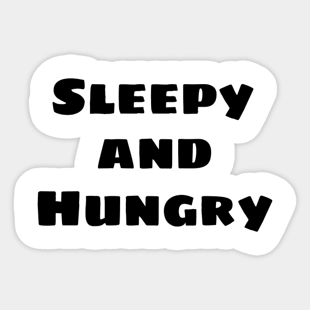 SLEEPY AND HUNGRY Sticker by ShinyBat